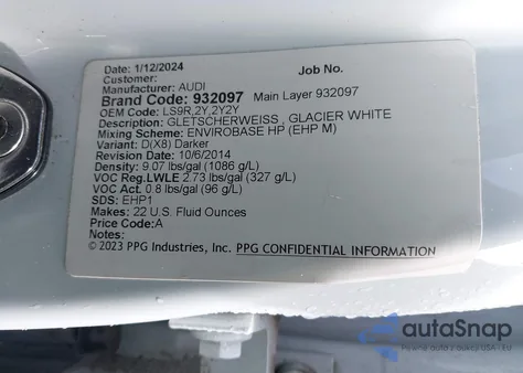 2015 Audi A4 2.0T Premium из США, поврежденный, VIN WAUFFAFL3FN018131